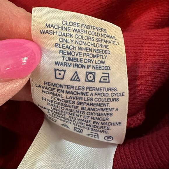 Lands End Men's Burgundy 1/4 Zip Pullover Sweater Size Large Casual - Picture 5 of 9